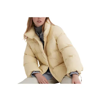 UNIQLO Down Jacket Women's Little Light Yellow