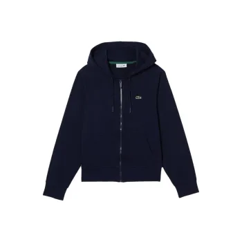 LACOSTE Logo patch Zipped Hoodie