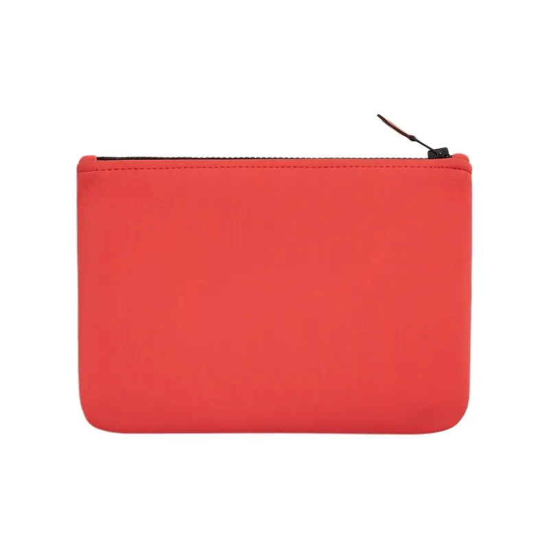 HERMES Neobain Canoe H Polyamide Clutch Storage Bag Small Size Women's Pomegranate Red-1