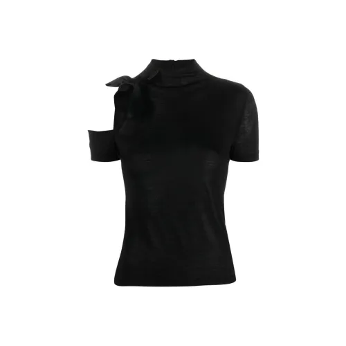 GIAMBATTISTA VALLI Bow-detail Wool-blend Top