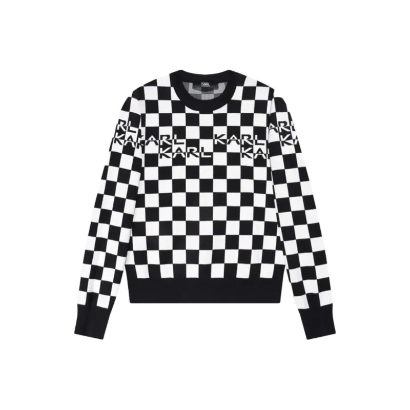 KARL LAGERFELD Knitwear Women's Black White-0
