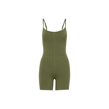 ARITZIA Golden LIFE Divinity 5' Romper Bodysuits Women's Fatigue/Olive Green