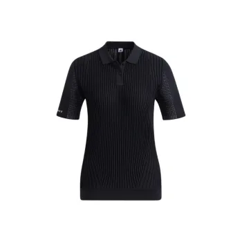 Adidas x Golf Primeknit Polo Shirt Women's Black