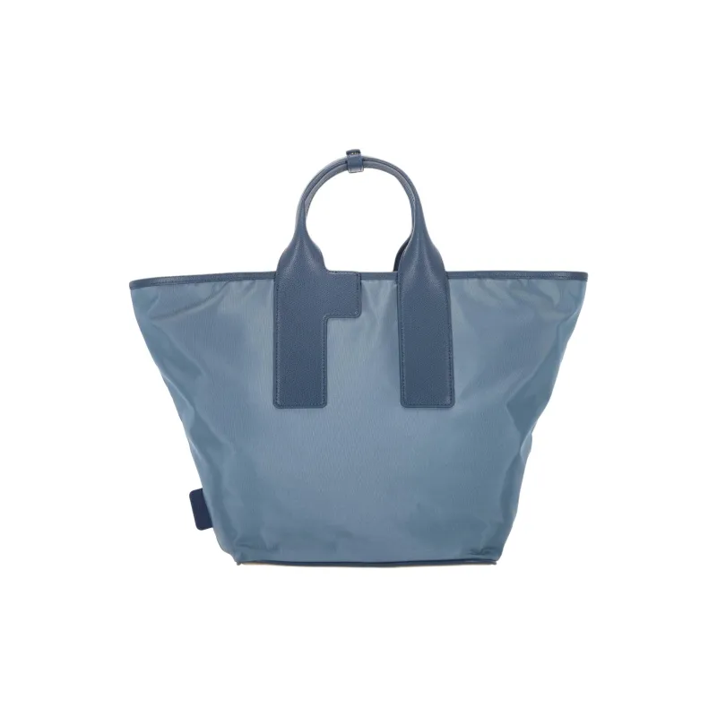 Furla Piuma Nylon Tote Bag, Shopping Bag, Shoulder Bag, Handbag Women's Blue-2