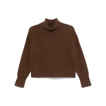 JOSEPH Brushed Roll-neck Sweater
