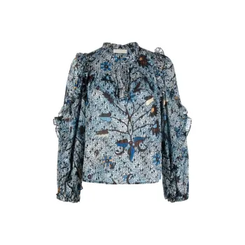 Ulla Johnson Manet Floral-print Blouse