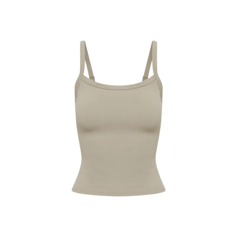 ARITZIA Golden BUTTER Tumbler Tank Camisole Women's Nomad Taupe/Nomad Gray Umber-0