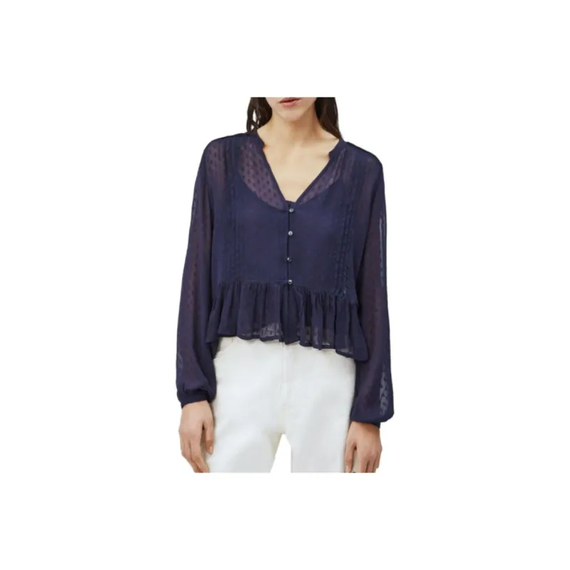Pepe Jeans Shirt Women's Marine Blue-0