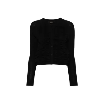 TWINSET Actitude Gathered Cardigan