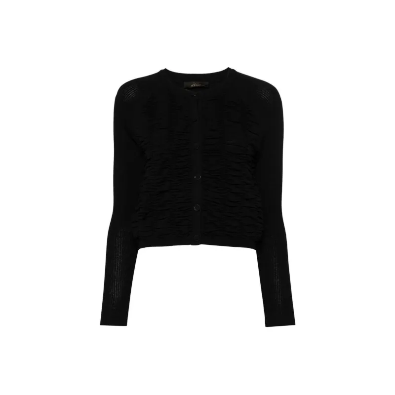 TWINSET Actitude Gathered Cardigan-0