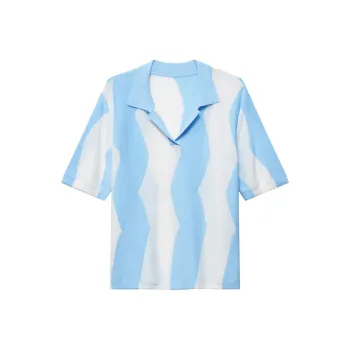 NAUTICA Polo Shirt Women's Sky Blue