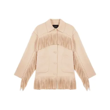 Maje Fringed Coat