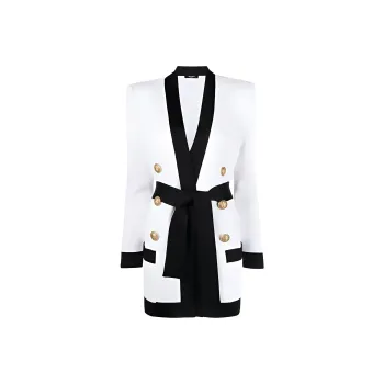 BALMAIN Two-Toned Long Cardigan