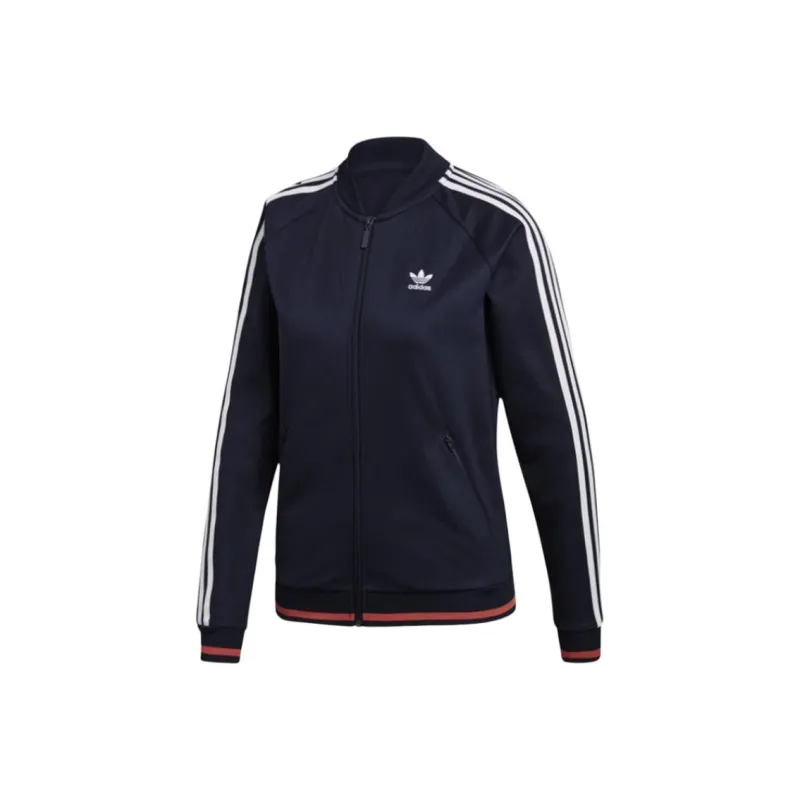 Adidas Originals Jackets Coats Women's Navy Blue-0