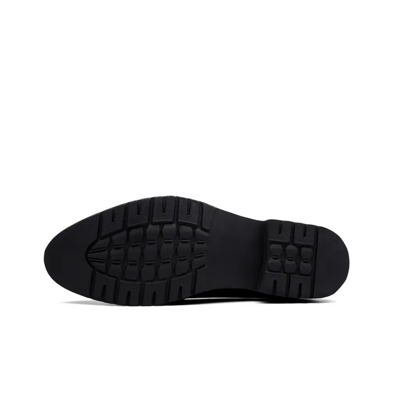 Poitulas Dress Shoes Men's Black-4