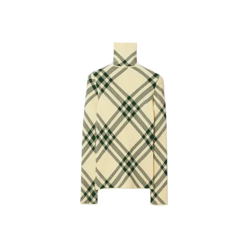 Burberry Check pattern High neck Jumper