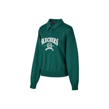 Skechers Sweatshirt Women's Yellow Pine Green