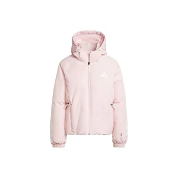 Adidas Cold.Rdy FW24 PUFF DOWN Down Jacket Women's Pink/Light Gray/Jade White