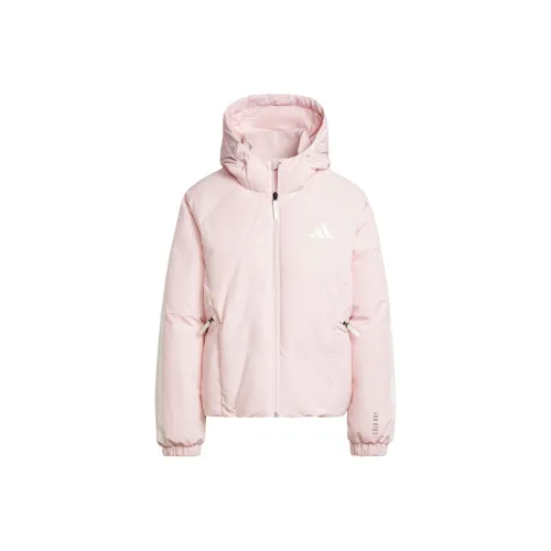 Adidas Cold.Rdy FW24 PUFF DOWN Down Jacket Women's Pink/dark Gray/Jade White