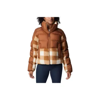 Columbia Women's Leadbetter Point™ Sherpa Hybrid Jacket Jackets Coats Women's Camel Brown