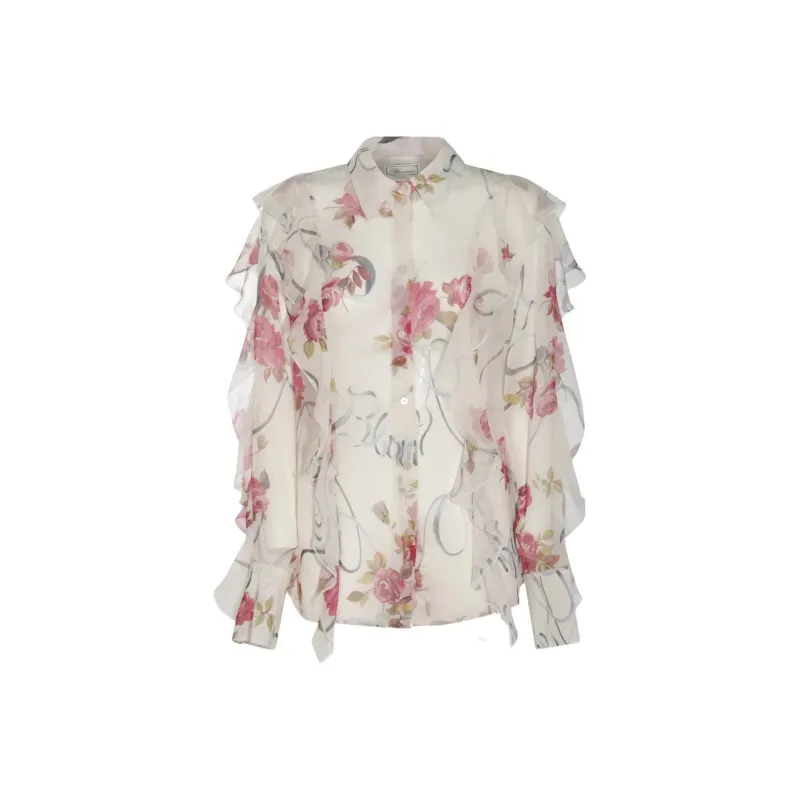Blumarine Floral Shirt-0