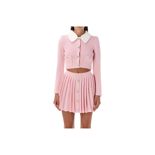 Self-portrait Embellished Cropped Cardigan