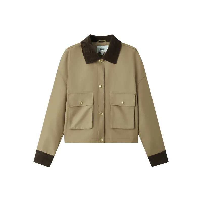 SEM/R Jackets Coats Women's Dark Khaki-0