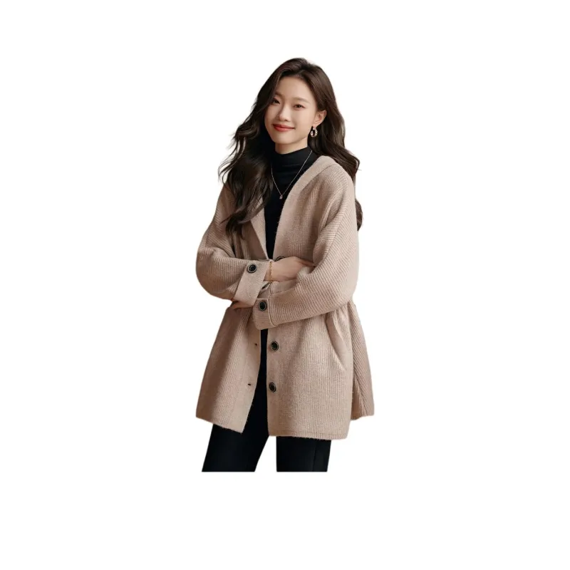 Mo Han Yi Mei Knitwear Women's Oat-0