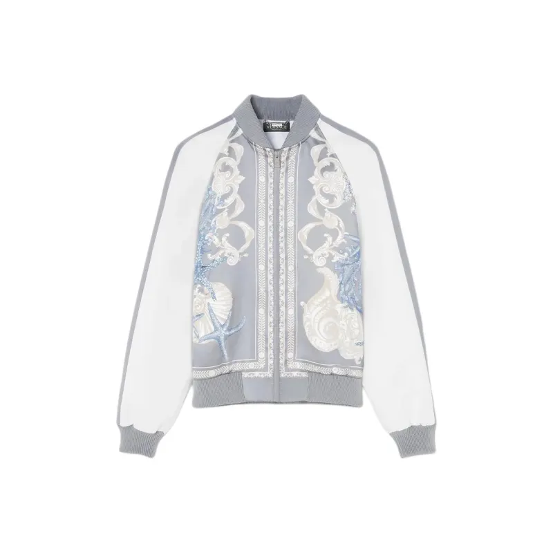 VERSACE Barocco Sea Varsity Zipped Jacket-0