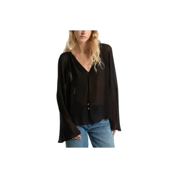 MICHAEL KORS Georgette V neck Blouse