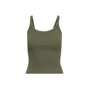 ARITZIA Tna HomeStretchTM Scoopneck Cami Tank Camisole Women's Army Green/Army Green