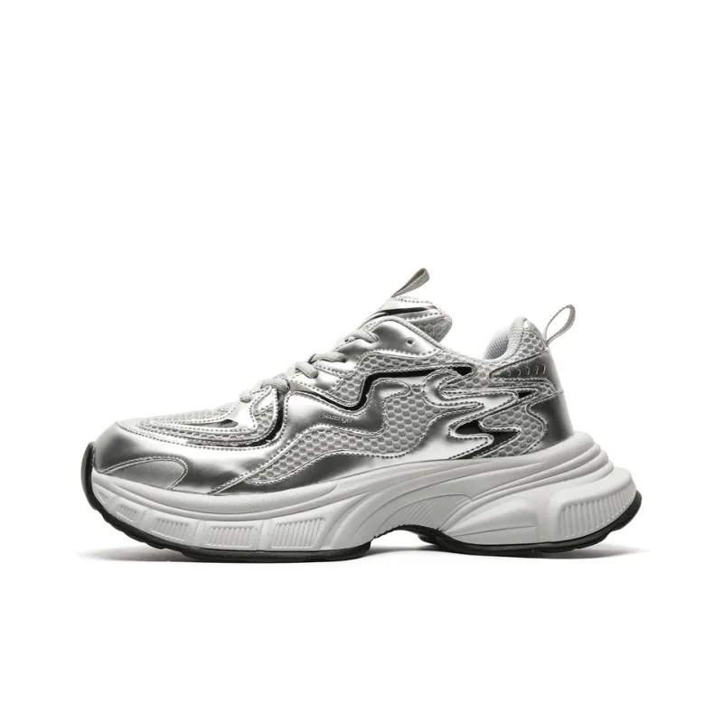Slazenger Anti Slip Wear Resistant Low Top Chunky Sneakers Unisex-12
