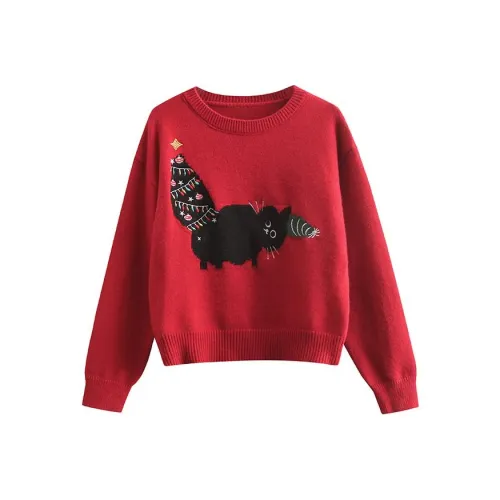 PASSCODIO Knitwear Women's Christmas Red