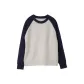 Tea White & Navy Blue
