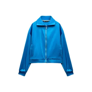 ZARA Jackets Coats Women's Blue