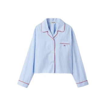 MIU MIU SS24 Shirt Women's Sky Blue