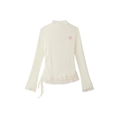  CHOCOOLATE T Shirt Women's Cream White