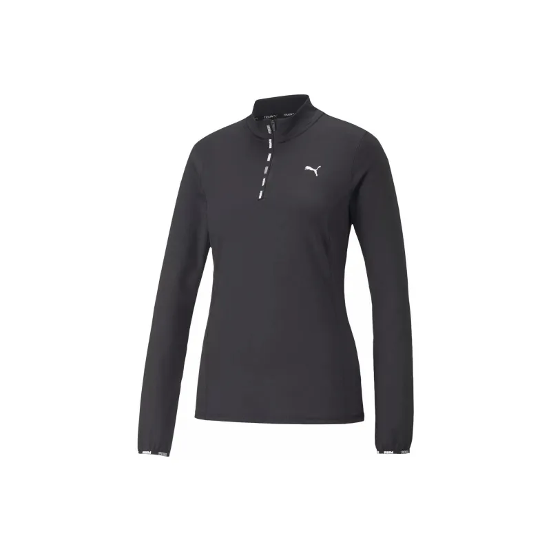 PUMA STRONG 1/4 ZIP Sweatshirt Women's Black-0