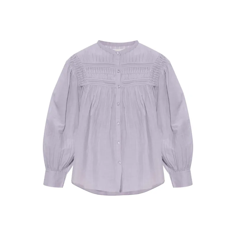 ISABEL MARANT ETOILE Gathered Plalia Blouse-0