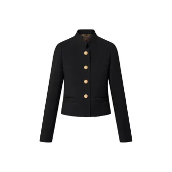 LOUIS VUITTON Lv Button Officer Jacket