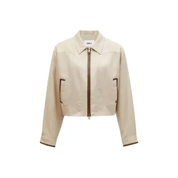 ONLY FW24 Early Fall Jackets Coats Women's Cement Sand