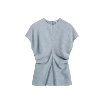TOTEME SS25 Shirt Women's Sea Breeze Blue