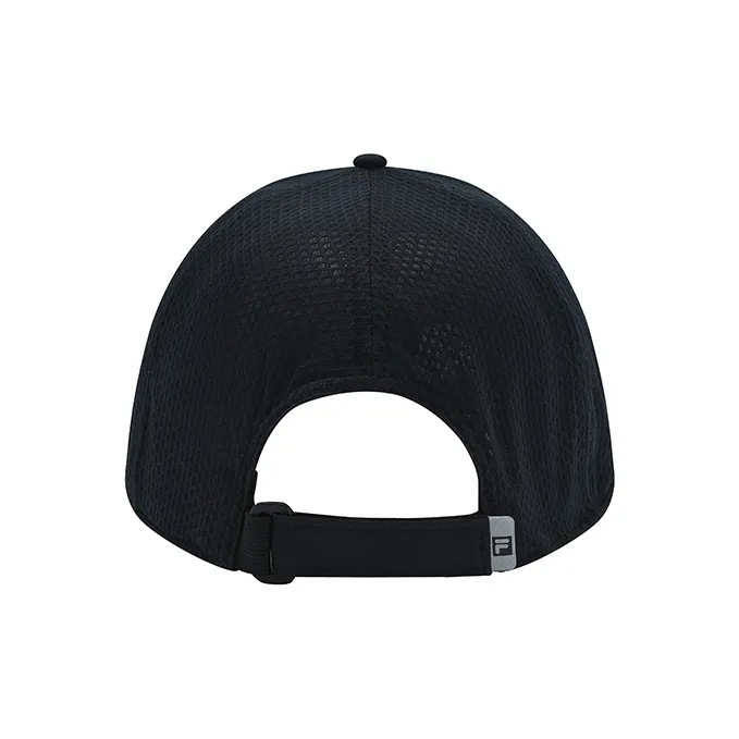 FILA Fitness Polyester Baseball Caps Unisex Jet Black-2