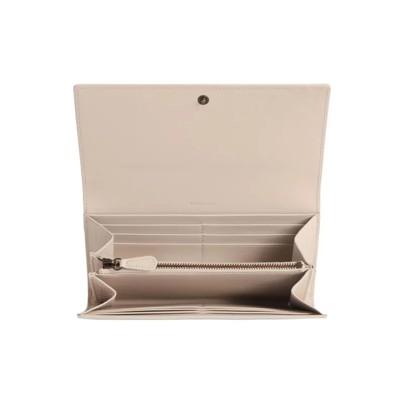 Balenciaga Le City Lambskin Wallet Women's Almond-2
