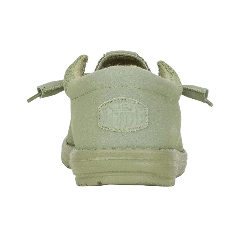 Heydude Wally Funk Mono Casual Shoes Men's Olive Green-5