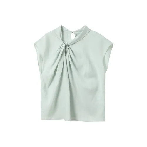 3COLOUR Chiffon Shirt Women's Mint Green