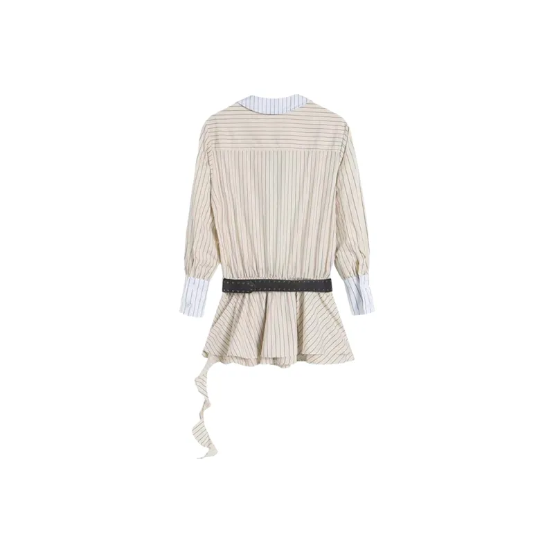 JOSR Long Sleeved Dress Women's Apricot-1