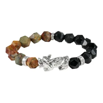 ZUIWENGLANGYASHANWENCHUANG Colored Glaze Bracelets Unisex