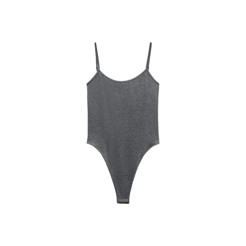 ZARA Bodysuits Women's Mud Gray-0