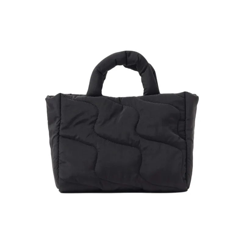 Beams Heart Nylon One Shoulder Handbag Women's Black-0